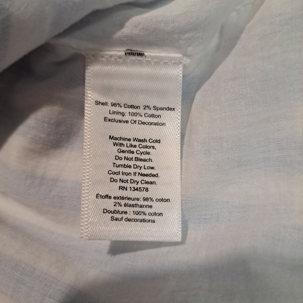 Vineyard Vines Sleeveless Popover Dress Collared Bayside Blue Stripe Sz M NWT - Picture 8 of 10
